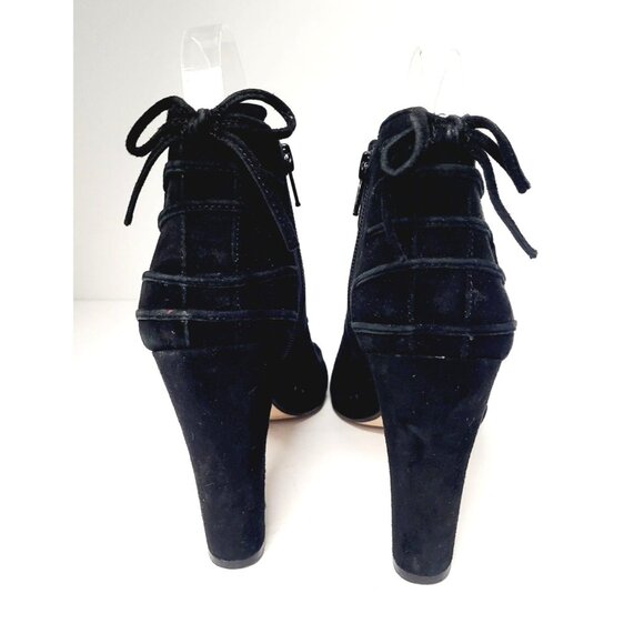 Gianni Bini Peep Toe Perforated Block Heels - Size 8 - Picture 6 of 10